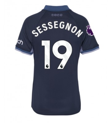 Tottenham Hotspur Ryan Sessegnon #19 Segunda Equipación Mujer 2023-24 Manga Corta